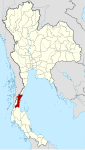 Thailand Chumphon locator map